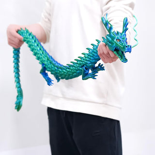 Modelos de dragón impresos en 3D súper grandes de 47.3 pulgadas, fi...