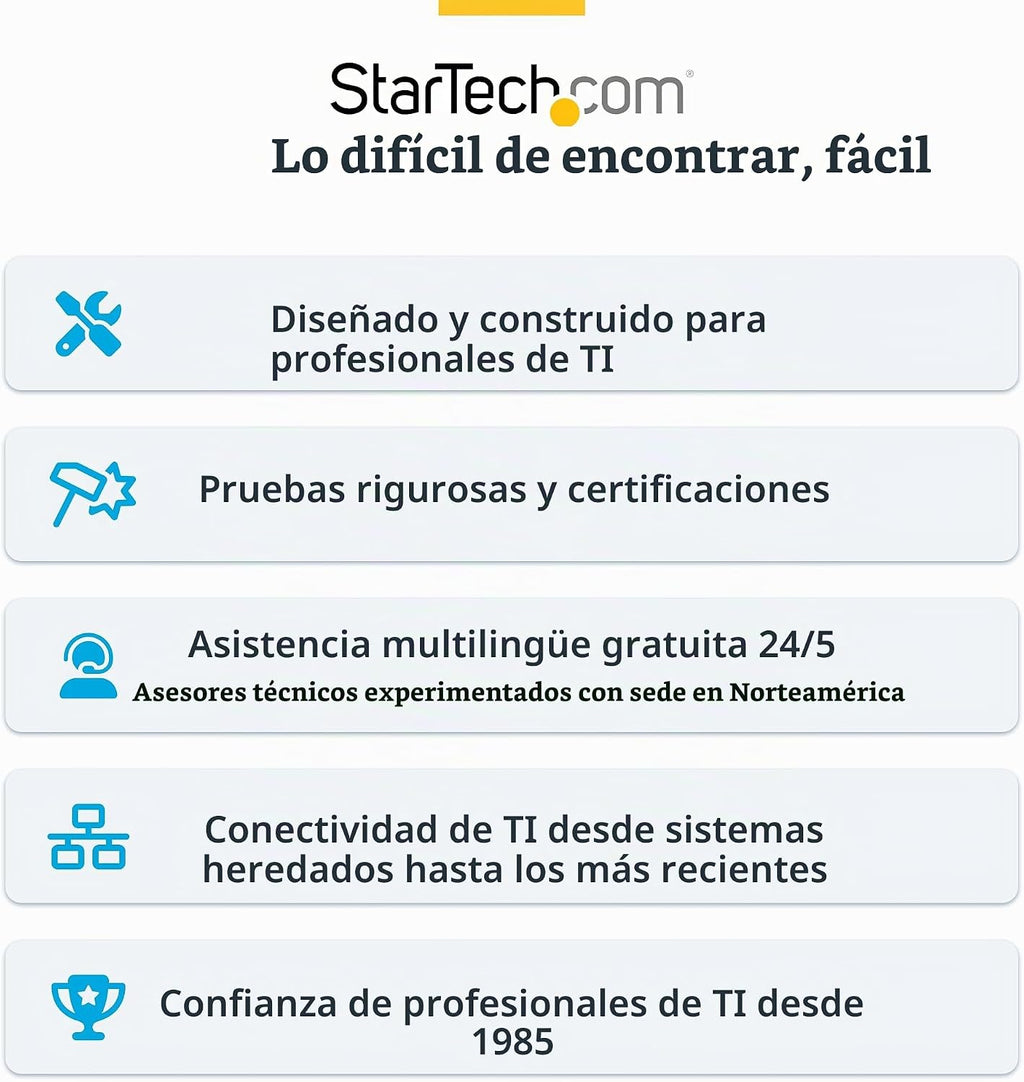 StarTech Adaptador Ethernet USB4 de 10 GbE, Thunderbolt 3/4/5