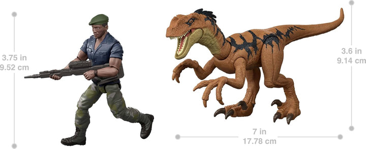 Mattel Jurassic World Rebirth - Paquete de figuras de