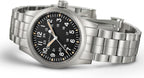 Hamilton Khaki Field Reloj mecánico para hombre, caja de acero inoxidable