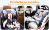 DoHonest Cámara de Coche para Bebé HD 1080P - Monitor para