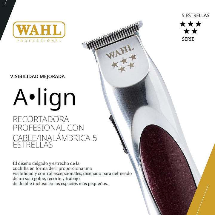 Wahl Professional Recortadora de alineación de 5 estrellas, hoja en...