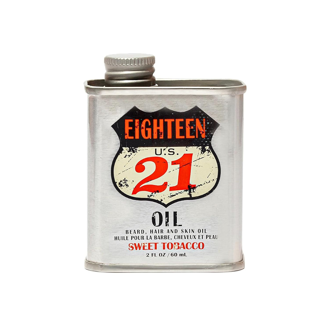 18.21 Man Made Aceite para cabello, piel y barba para hombres, 4 ar...