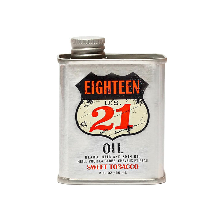 18.21 Man Made Aceite para cabello, piel y barba para hombres, 4 ar...