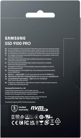 Samsung SSD 9100 PRO 8TB, PCIe 5.0x4 M.2 2280, velocidades de lectu...