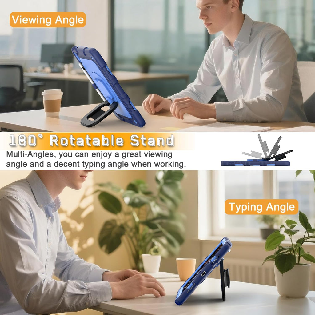 Funda para iPad A16 de 11ª/10ª generación de 11"/10.9", a prueba de golpes