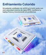 llano V10 - Enfriador de laptop para juegos, soporte de almohadilla...