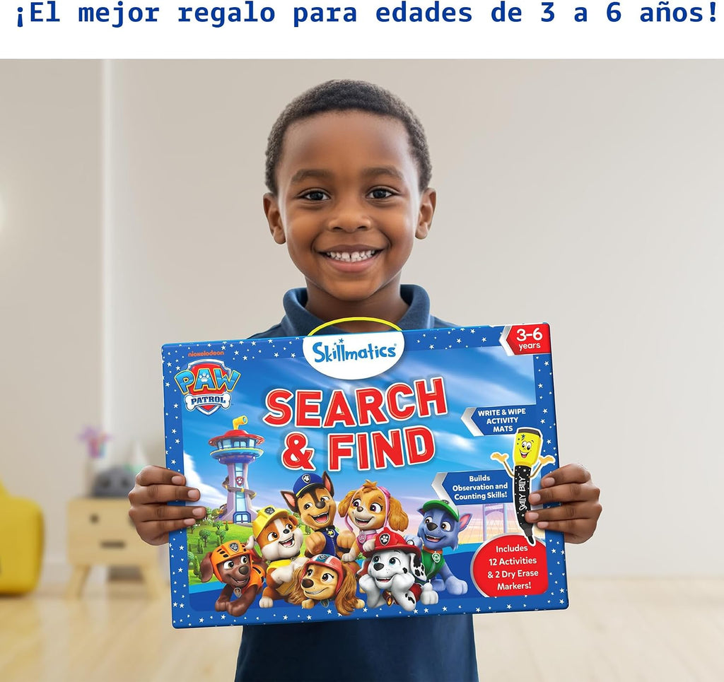 Skillmatics Buscar y encontrar - Patrulla Canina, actividad preescolar