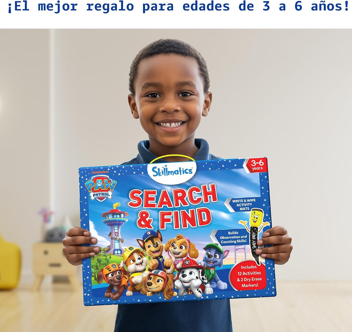 Skillmatics Buscar y encontrar - Patrulla Canina, actividad preescolar