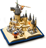 Juego de construcción de libro de castillo compatible con
