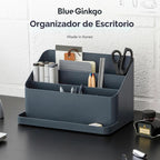 Organizador de Escritorio BLUE GINKGO, Suministros de Oficina, Azul, Hecho en Corea