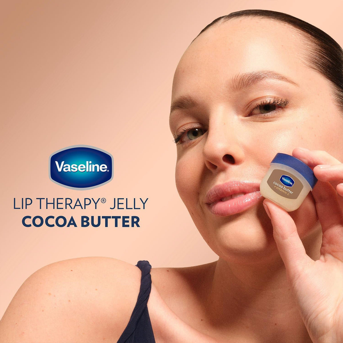 Manteca de Cacao Terapia de Labios con Vaselina, 0.25 oz (Pack de 4...