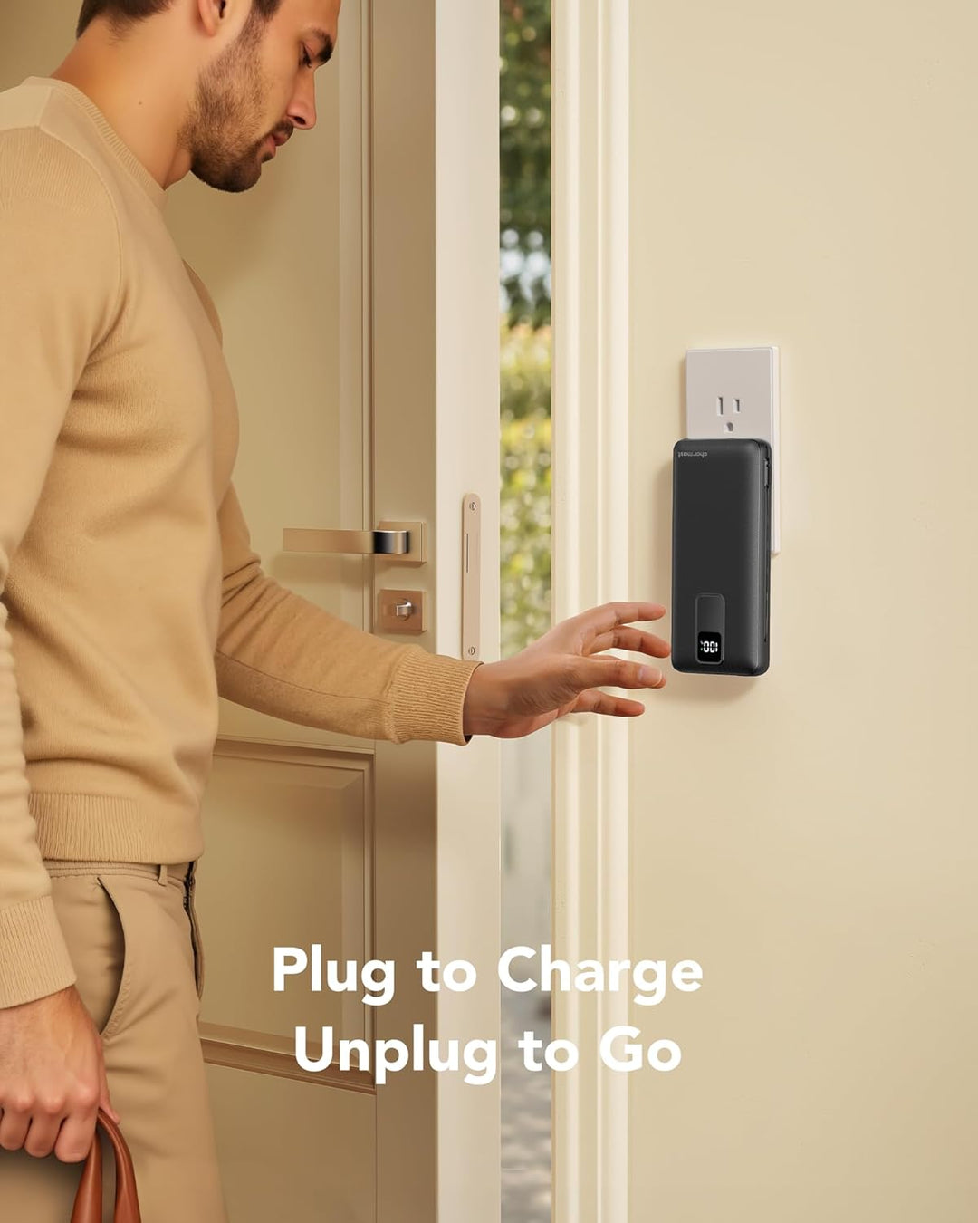 Cargador portátil charmast 20000mAh con enchufe de pared, banco de...