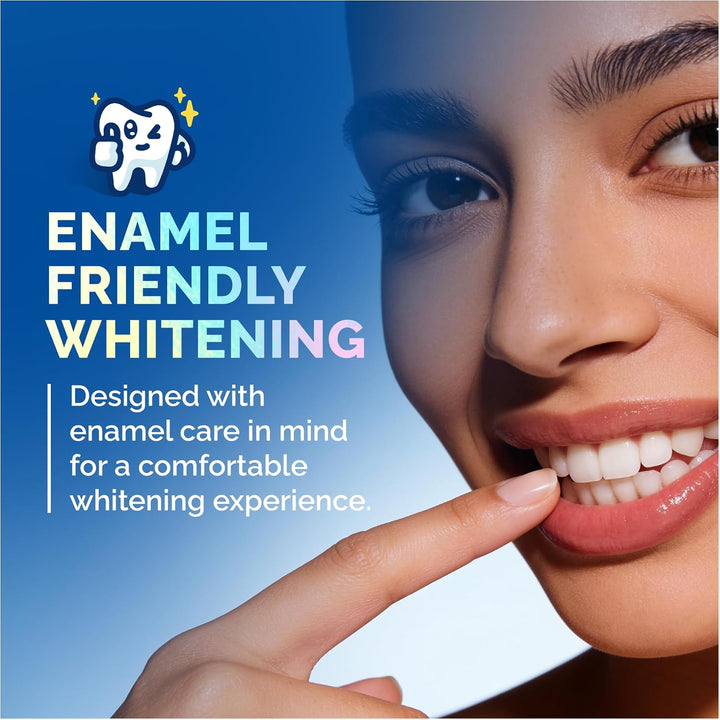 Tiras blanqueadoras de dientes para dientes y encías sensibles, men...