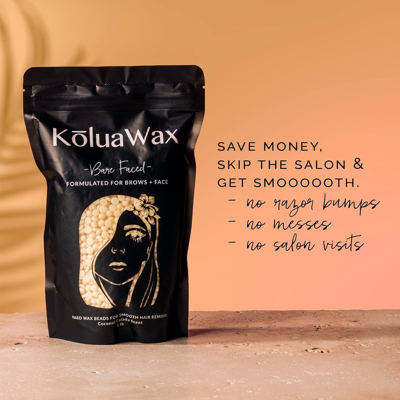 KoluaWax Perlas de Cera Dura para Depilación \u2013 Fórmula para Ca...