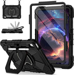 Funda para iPad (A16) de 11ª Generación de 11 Pulgadas (2025) / Funda para iPad de 10ª Generación de 10.9 Pulgadas (2022) con Soporte Giratorio de 360°, Protector de Pantalla, Soporte para