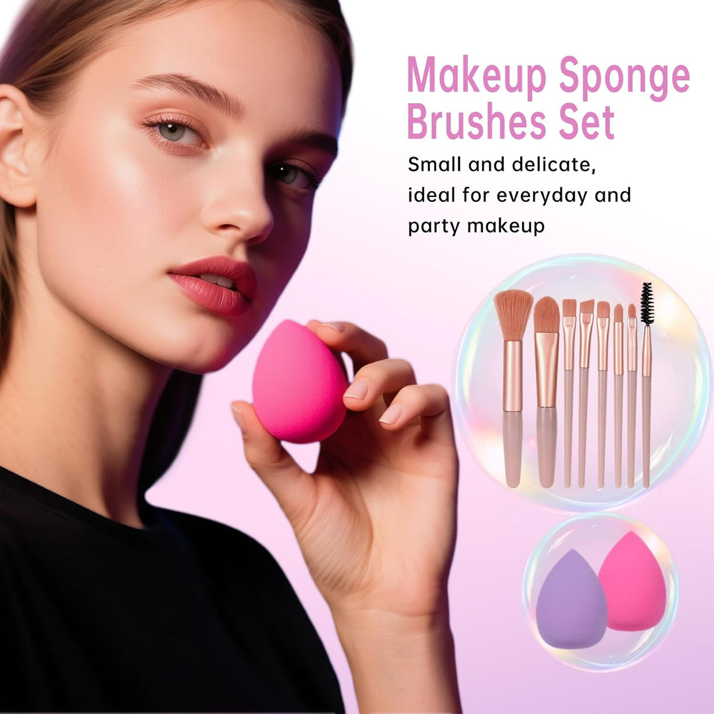 Kit de maquillaje para adolescentes y mujeres, kit completo de maqu...