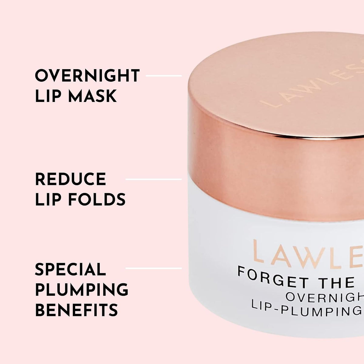 LAWLESS Máscara Labial Forget the Filler - Cherry Vanilla - Tratami...
