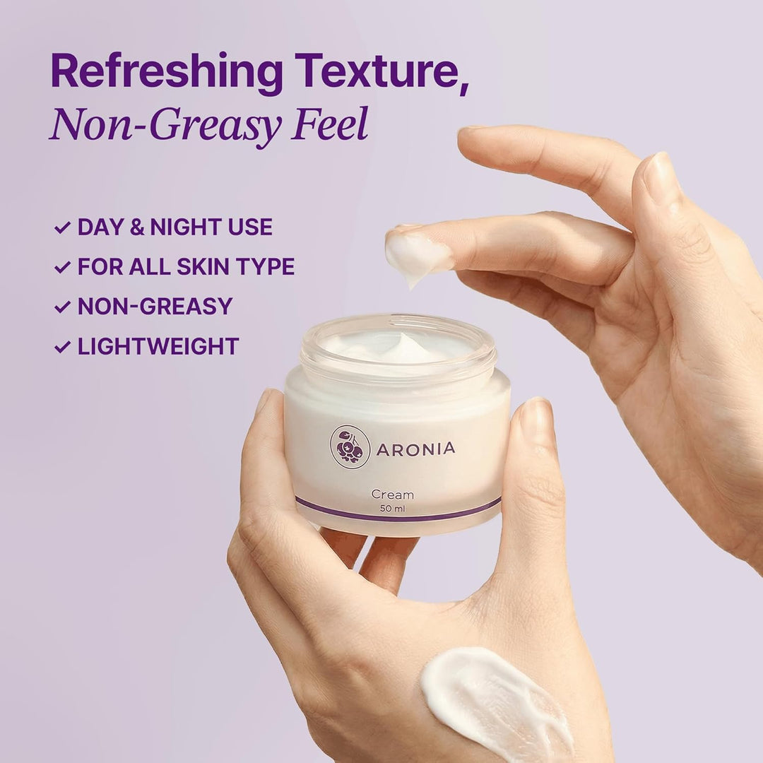 LAMUAMOR Aronia Extract Crema de día y noche para rostro y cuello c...