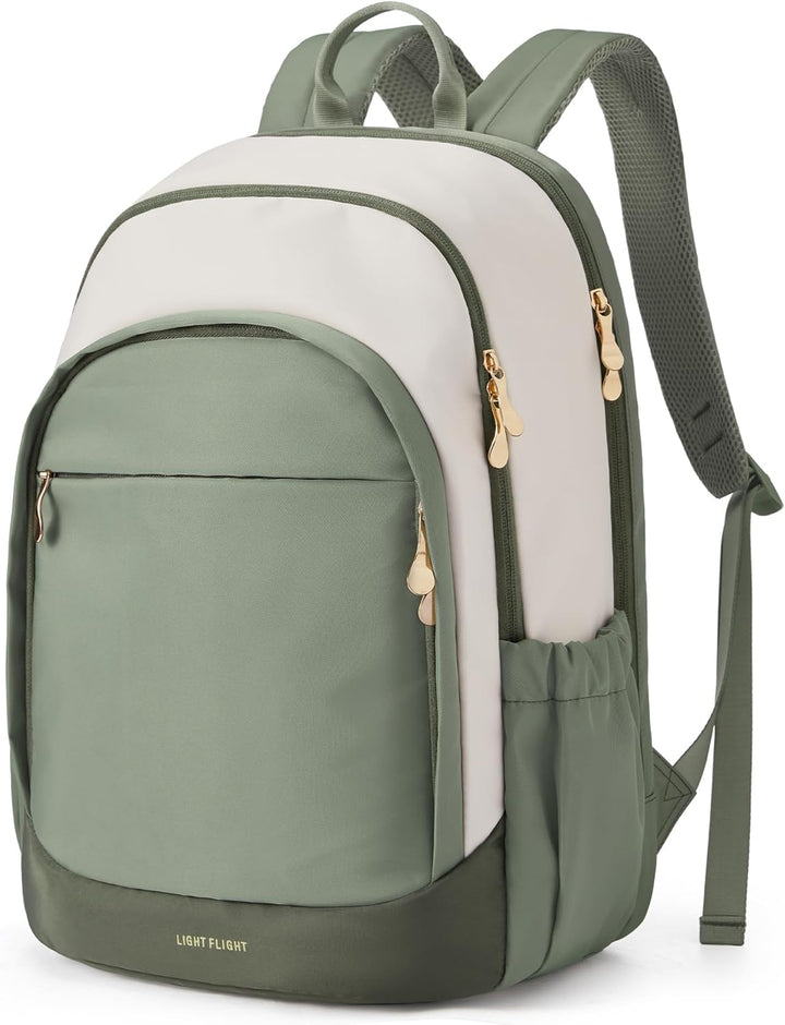 LIGHT FLIGHT Mochila para laptop para mujer, bolsa de viaje para la...