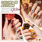 VANREESA Juego de 48 esmaltes de uñas de gel de 42 colores para primavera, verano