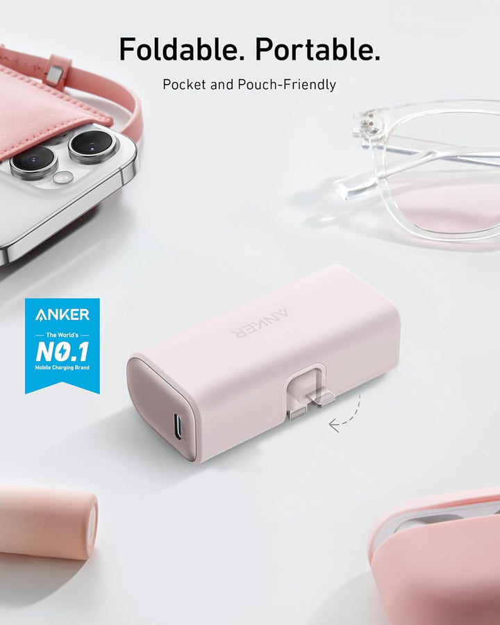 Cargador portátil Anker Nano para iPhone, con conector Lightning ce...
