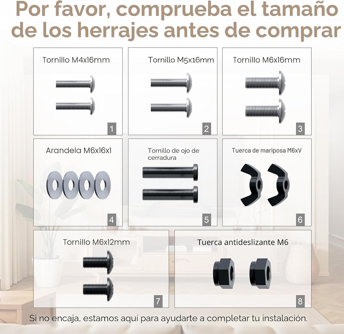La barra de sonido se monta debajo del televisor, profundidad