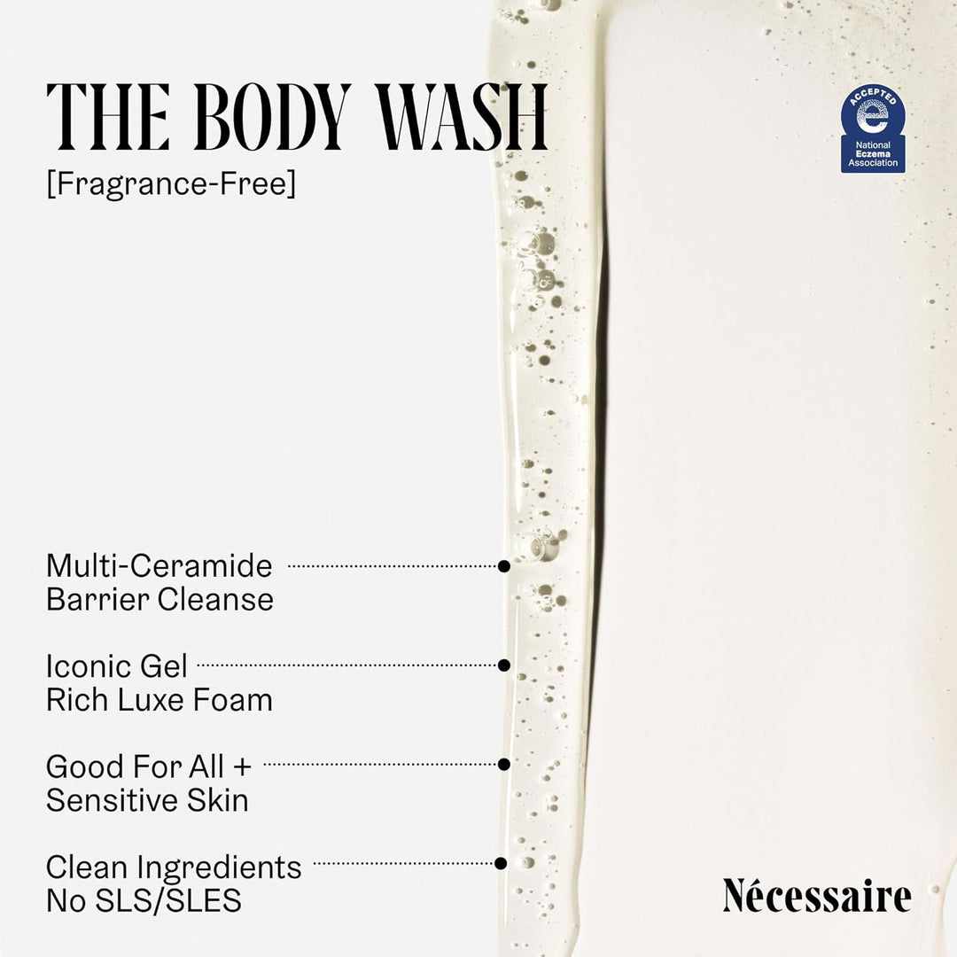 Nécessaire The Body Wash sin fragancia. Jabón corporal natural para...