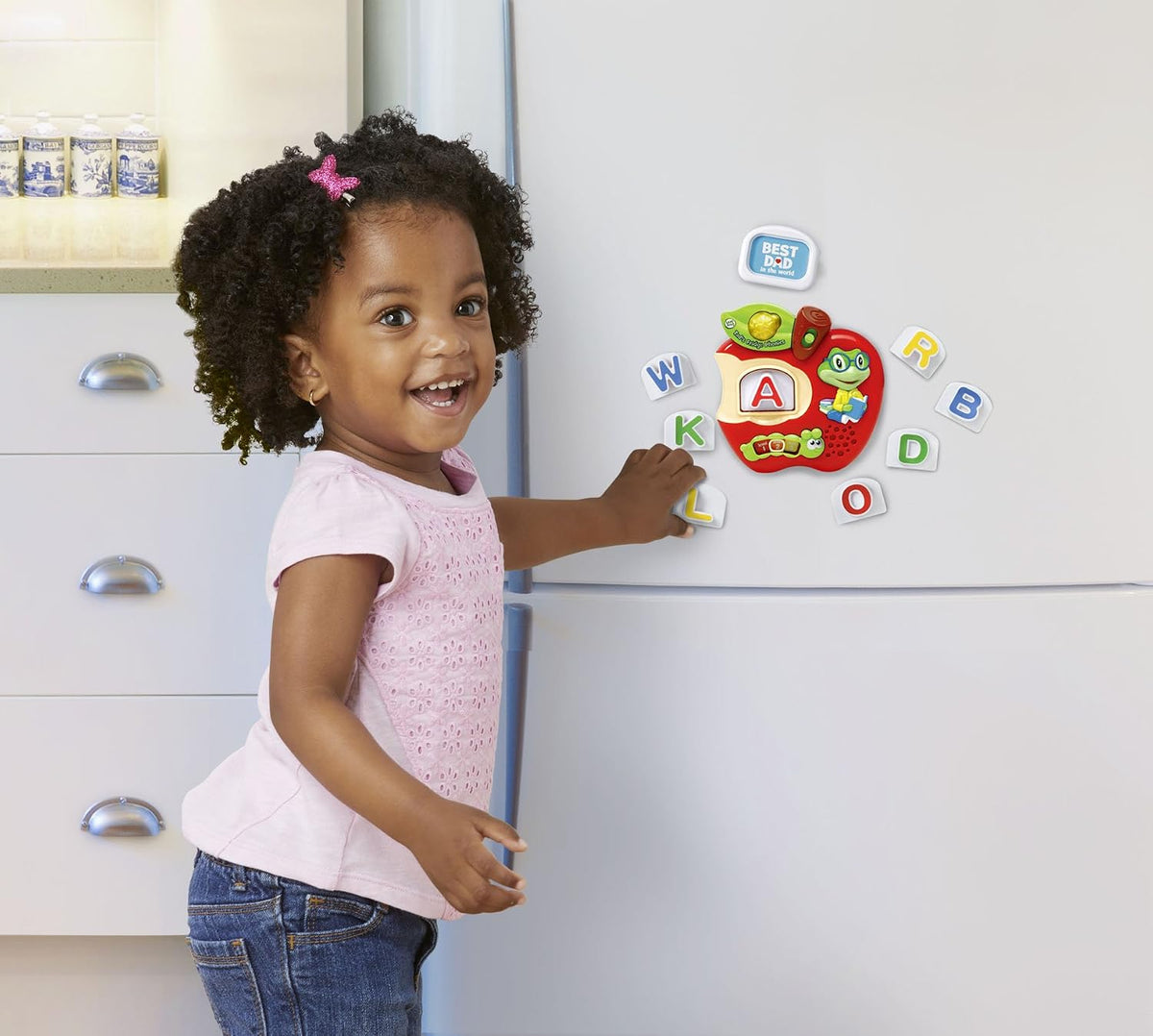 LeapFrog Tad's Fridge Phonics - Juego de letras magnéticas