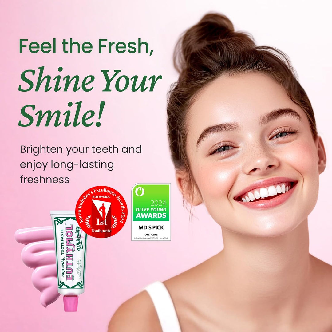 Euthymol - Pasta dental blanqueadora (110ml) - Eliminación de manch...
