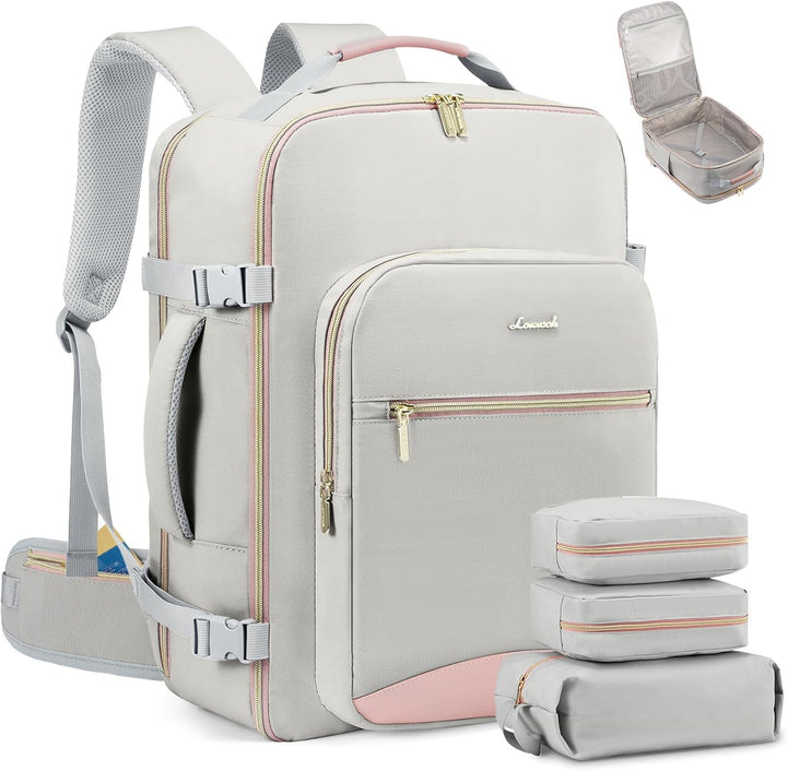 LOVEVOOK Mochila de viaje para mujer con correa para la cintura, mo...