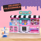 Disney Munchlings Mini Munch Bakery, 25-piece Color Change Figure Playset, 1-inch Collectible Scented Figurines, Kids Toys para Ages 3 Up by Just Play