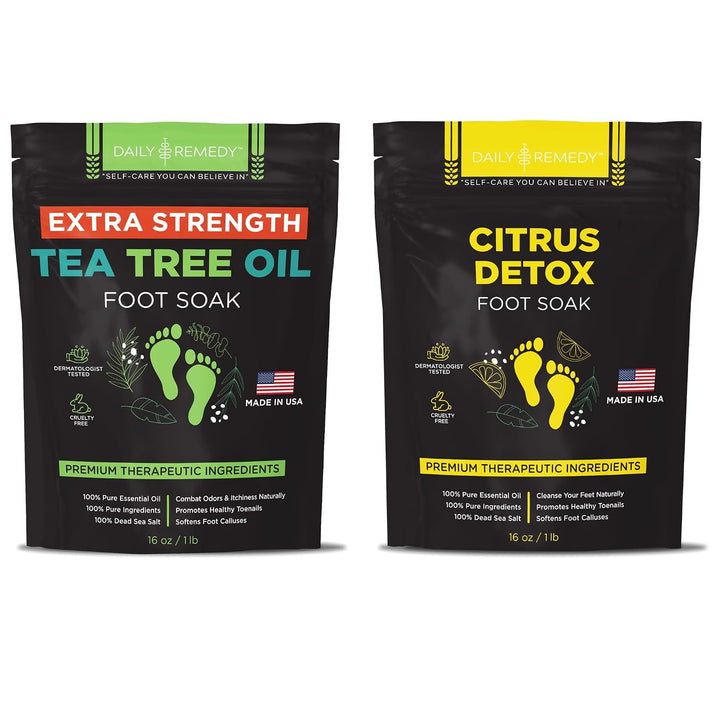 DAILY REMEDY EXTRA STRENGTH - Juego de aceite de árbol de té y cítr...