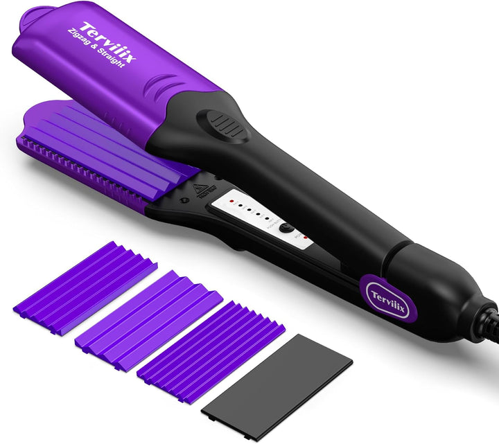 Terviiix Plancha para el cabello con 4 placas intercambiables, plan...