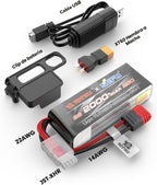 HYPER GO Angry Snail 3S2000 Accesorios de actualización para coche RC 3S 11.1V 2000 mAh 25C Batería LiPo, piezas de repuesto Batería RC Todas las escalas 1/14, 1/16