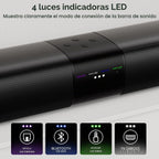 Barra de sonido para Smart TV, 2 en 1 desmontable, sonido