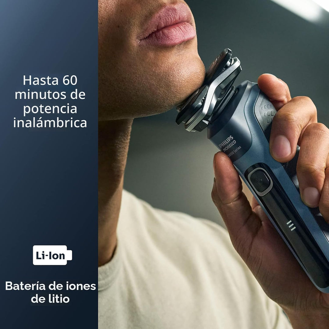 Philips Norelco Shaver 5400, afeitadora recargable en seco y húmedo...