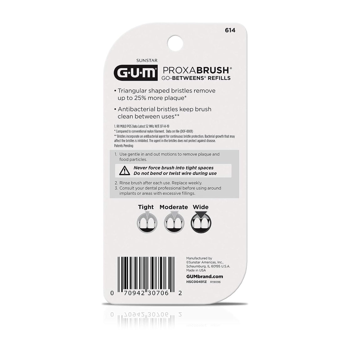 Intermediarios GUM Proxabrush - Recambios anchos, 16 unidades | Se...