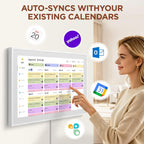 Calendario digital de 15.6 pulgadas, planificador familiar inteligente