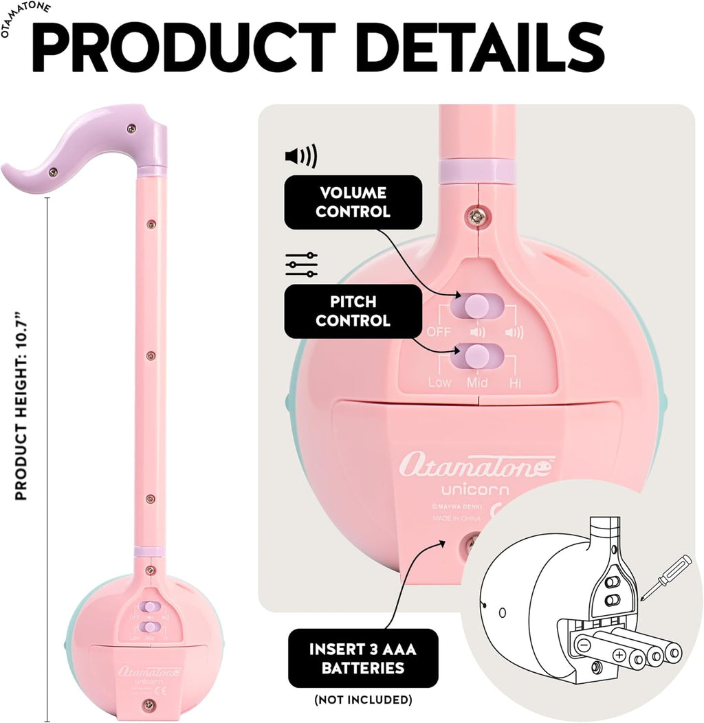 Otamatone instrumento musical sintetizador electrónico japonés - Unicorn