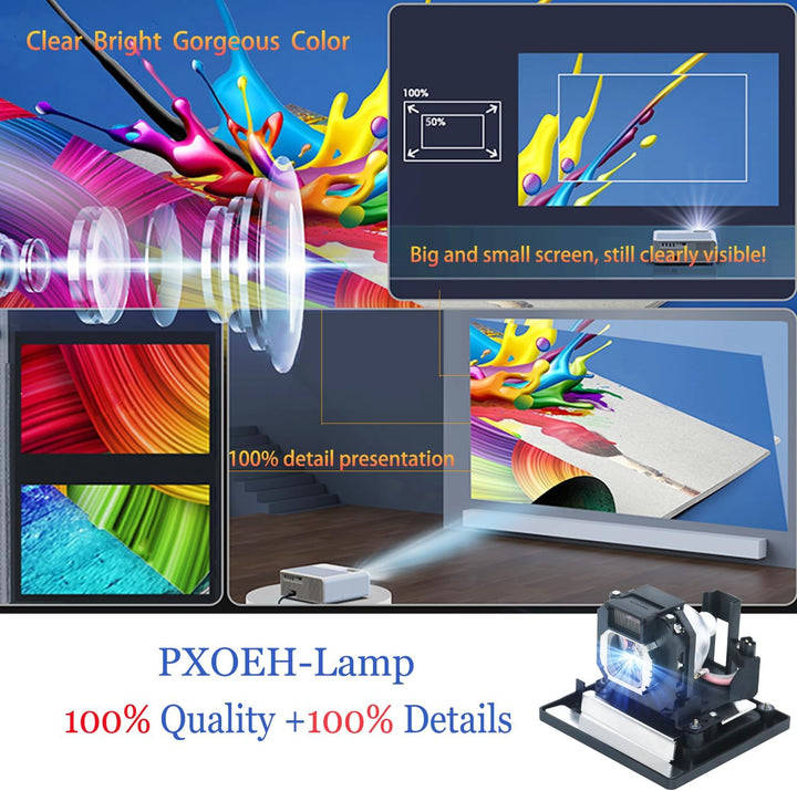 PXOEH ET-AE4000 para Panasonic PT-AE400 PT-AE4000 PT-AE4000U PT-AE4...