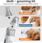 oneisall Aspiradora de aseo para perros, kit de aseo 7 en 1 Herramientas
