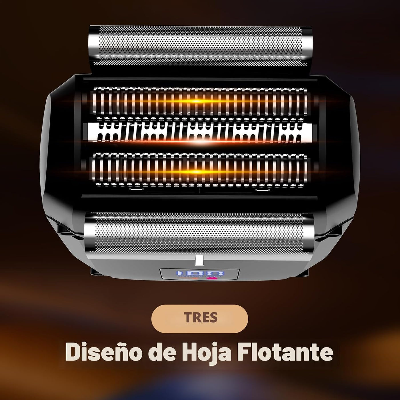 Ufree Recortadora de barba para hombres, afeitadora eléctrica de lá...