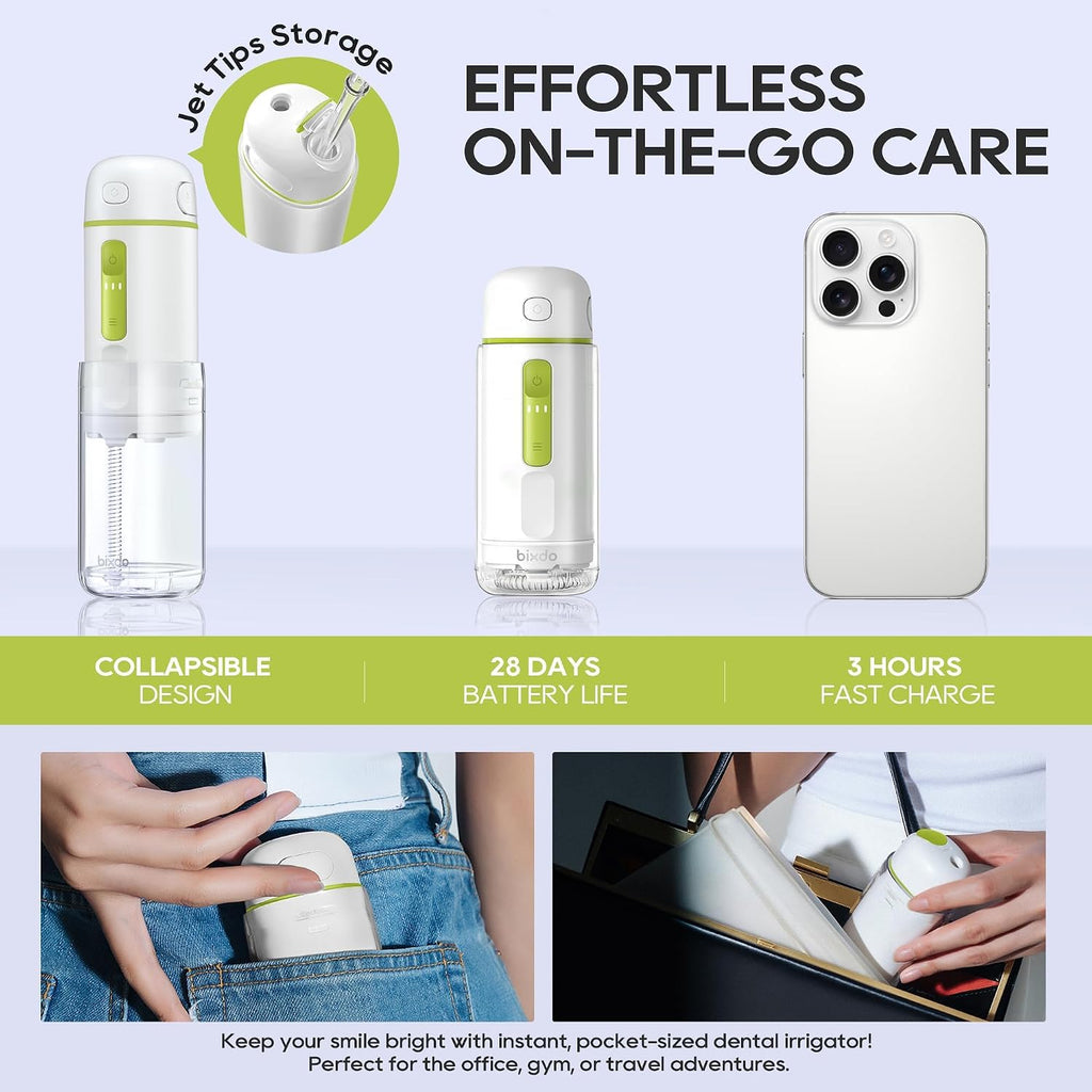 Flosser Go (PE) - Irrigador de agua inalámbrico portátil