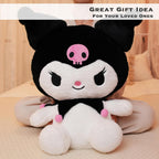 Juju Black Kawaii Plush (28 in) - Peluche Kawaii Negro (28 in) - Peluche Grande Kawaii - Peluche Gigante - Plushie (Hpy)