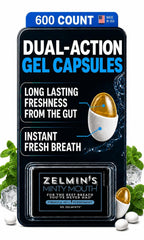 Zelmin's - Mentas respiratorias de doble acción con aceite de semillas, 12 Pack, Piperita