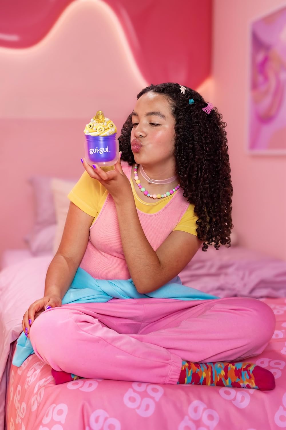 GUI GUI Mega Slime Haul, 5 limos perfumados, más de 50 piezas, juguetes