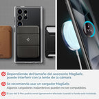 Spigen Funda para Galaxy S24 Ultra, Tough Armor MagFit [Kickstand] [Compatible con MagSafe] [Protección de grado militar] - Negro