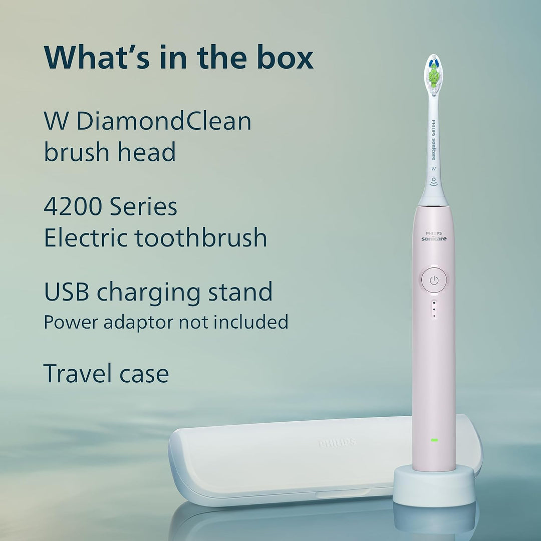 Philips Sonicare Cepillo de dientes eléctrico recargable 4200, 1 ca...