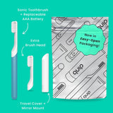 Quip - Cepillo de dientes eléctrico sónico para adultos - Viaje en...